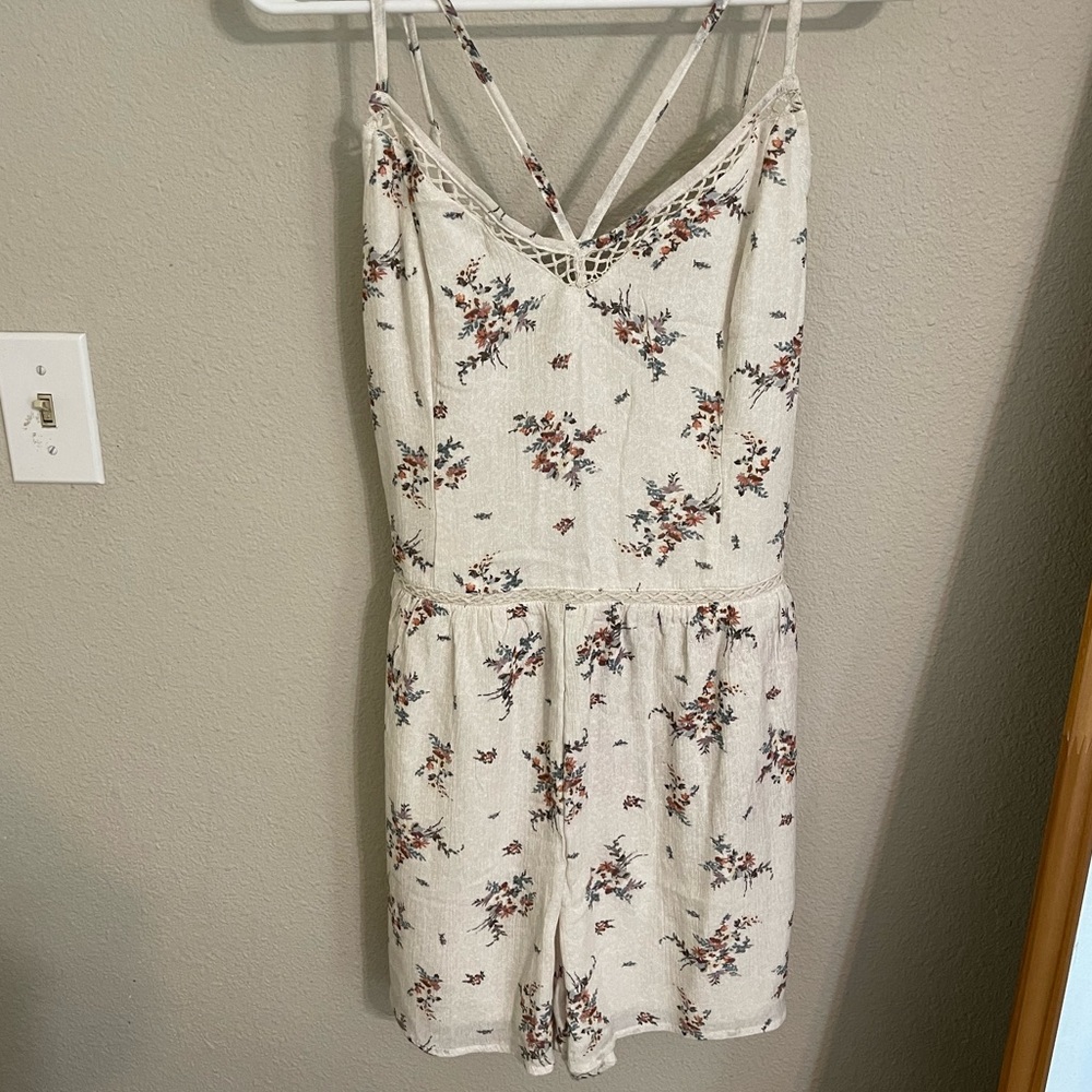 Hollister floral romper
